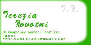 terezia novotni business card